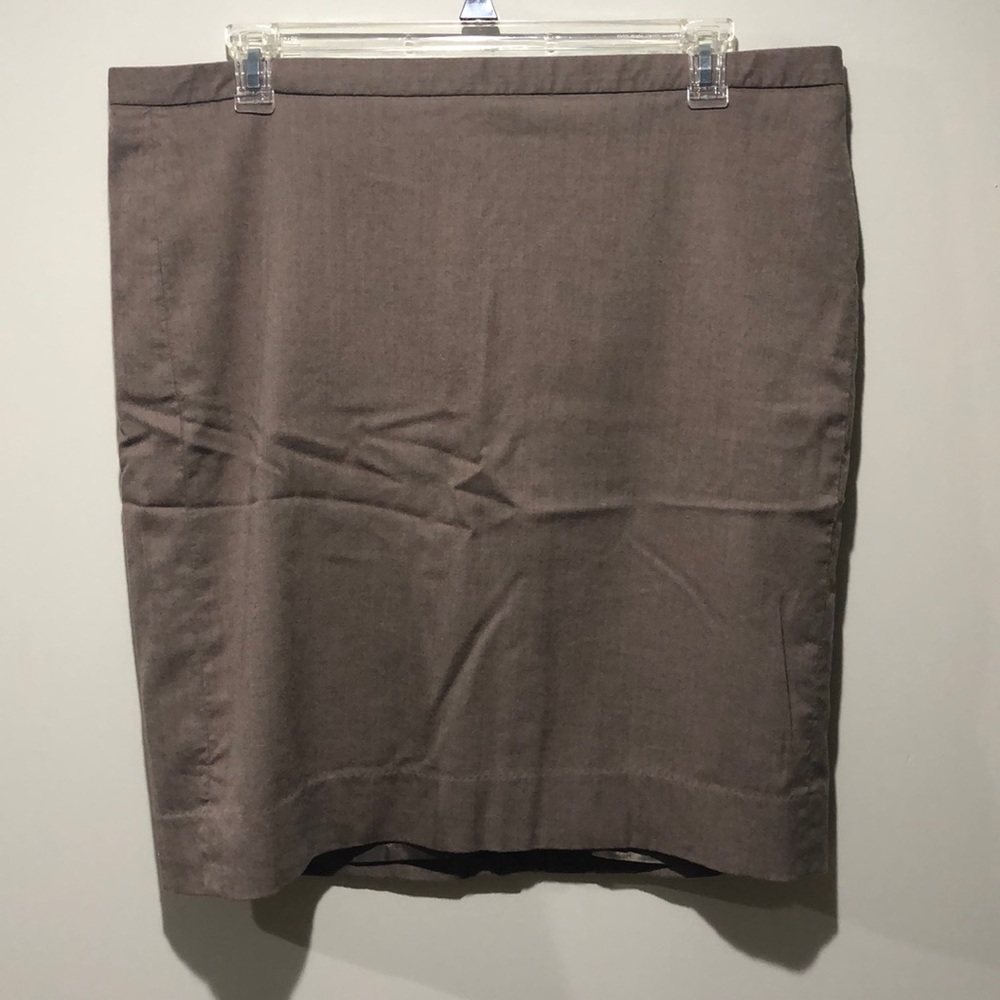 Tan Pencil Skirt